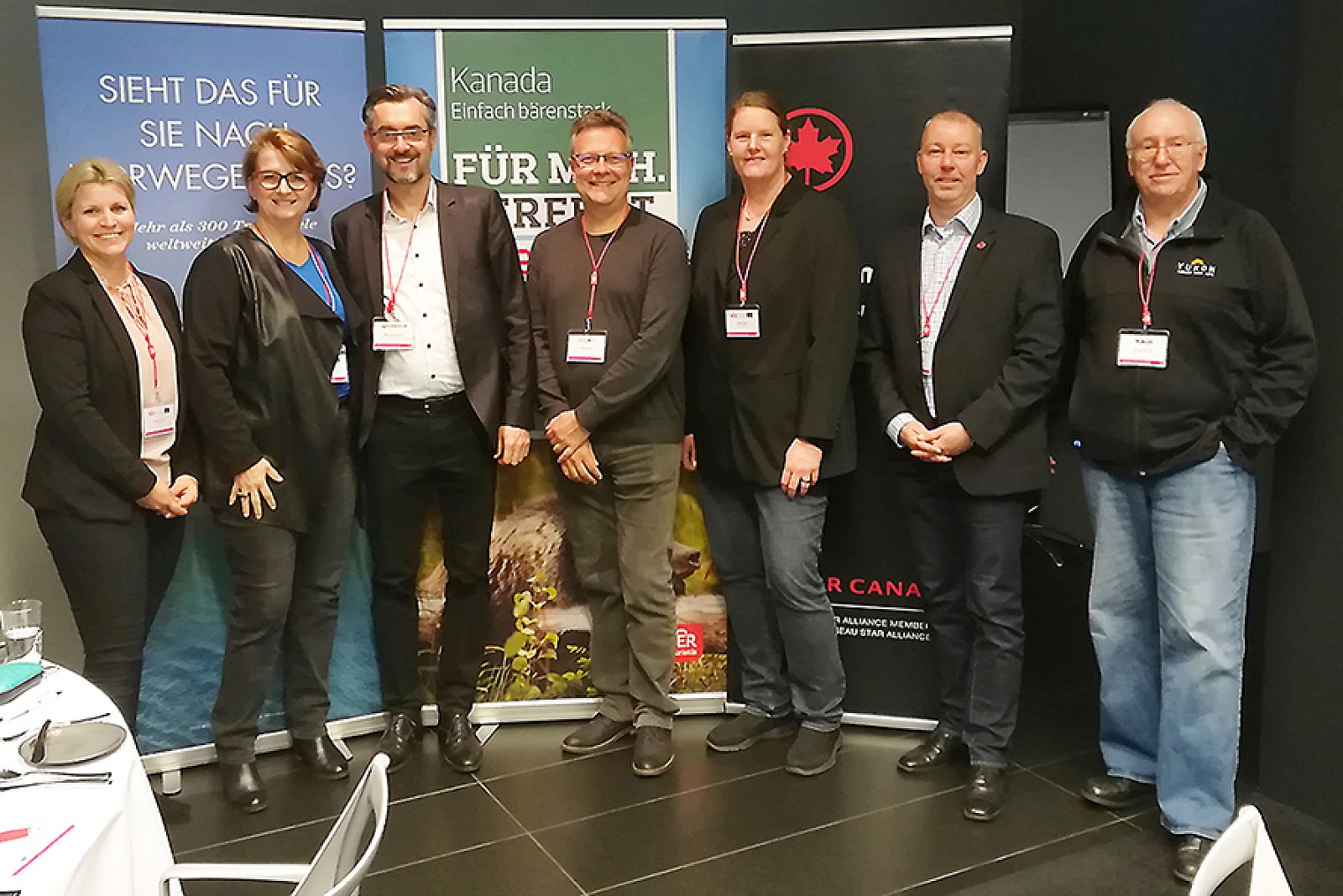 Talk & Dine im Zeichen des Ahornblatts