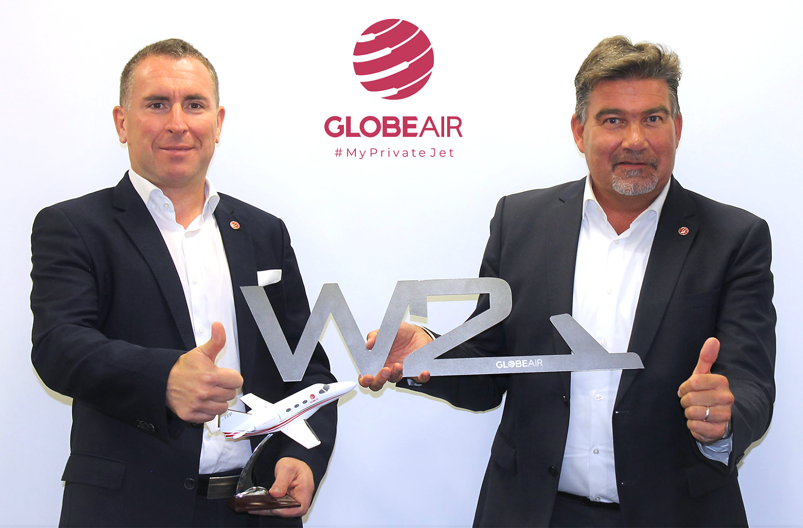 Privatjets von GlobeAir weltweit auf allen Plattformen buchbar