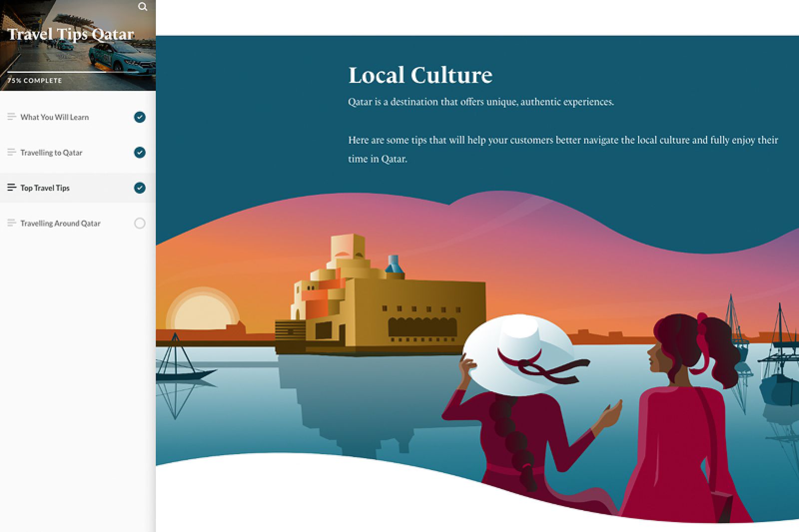 Qatar Tourism launcht neues Online-Schulungstool