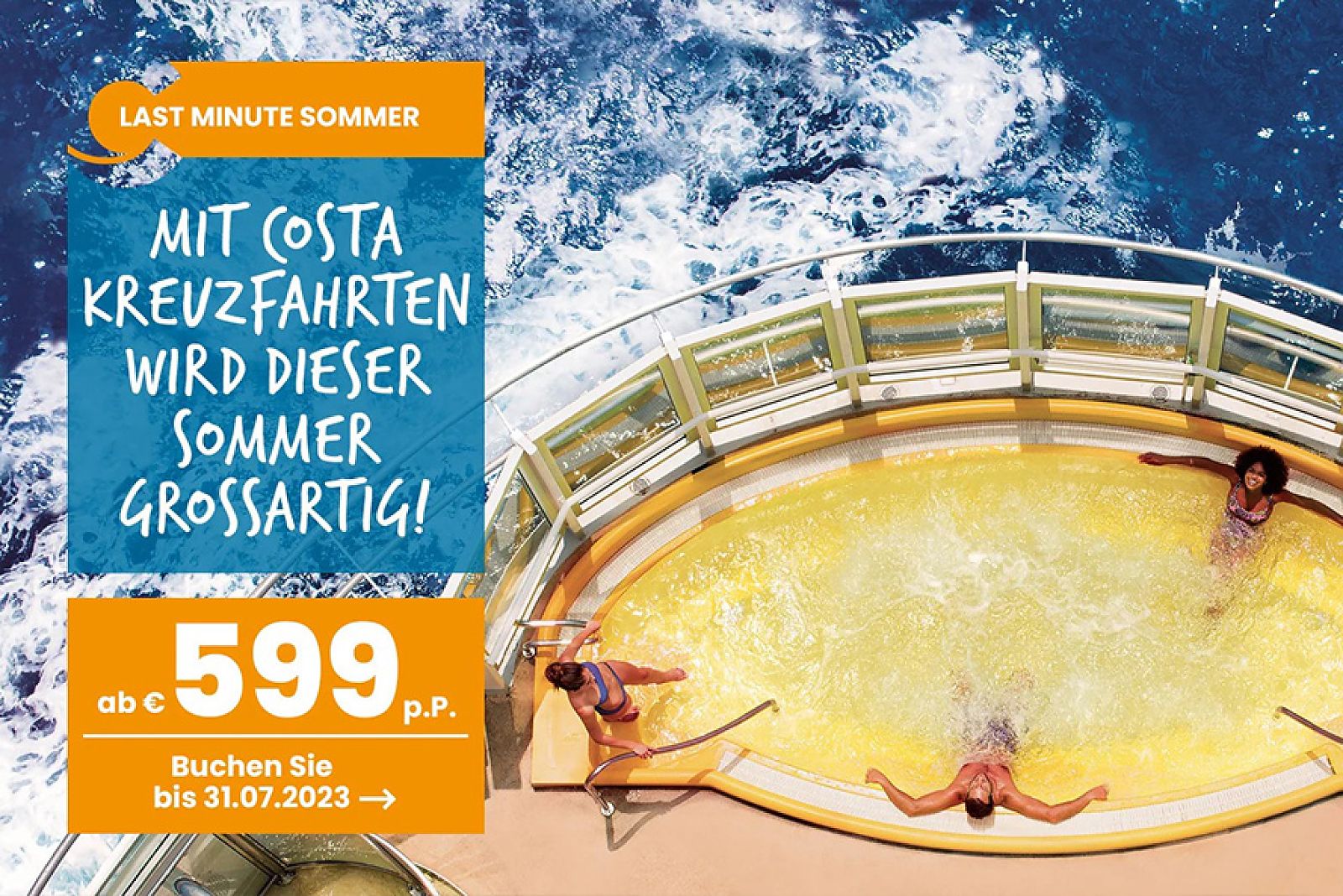 Kreuzfahrten zum Last Minute Preis bei Costa