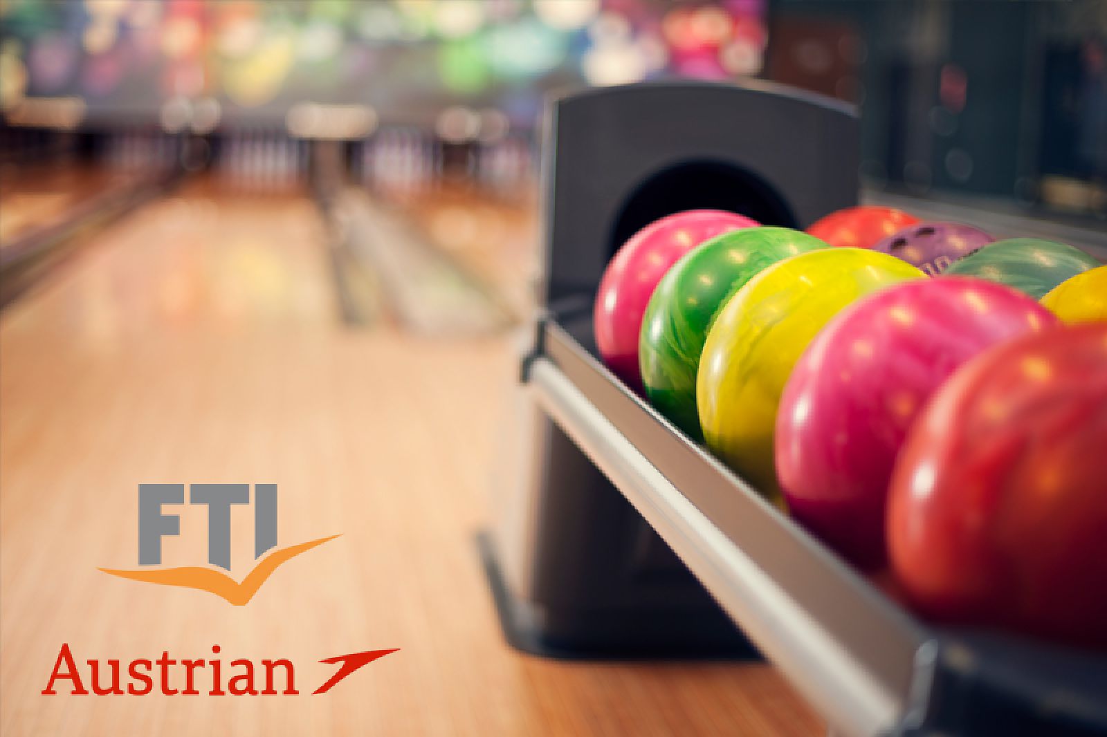 FTI und Austrian Airlines laden euch zum Bowling ein
