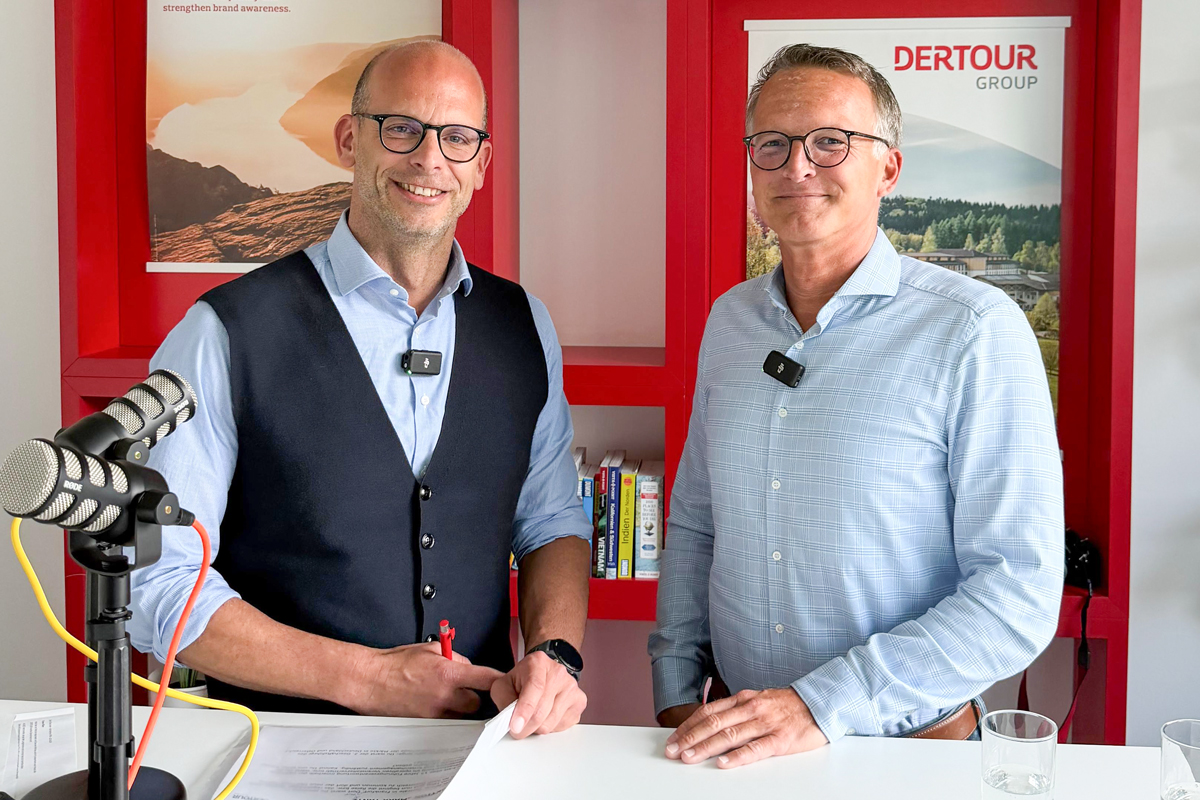 Neue Podcast-Folge mit DERTOUR Group CEO Mark Tantz